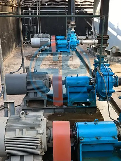刚果什图鲁铜矿项目浓缩机底流渣浆泵_Wuxi Spring Hydro Equipment CO.